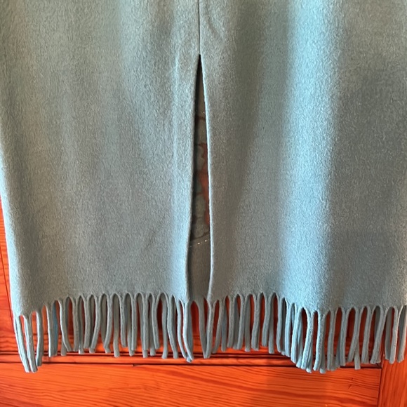 Rickie Freeman for Teri Jon sea foam green wool skirt - vintage - Picture 3 of 5